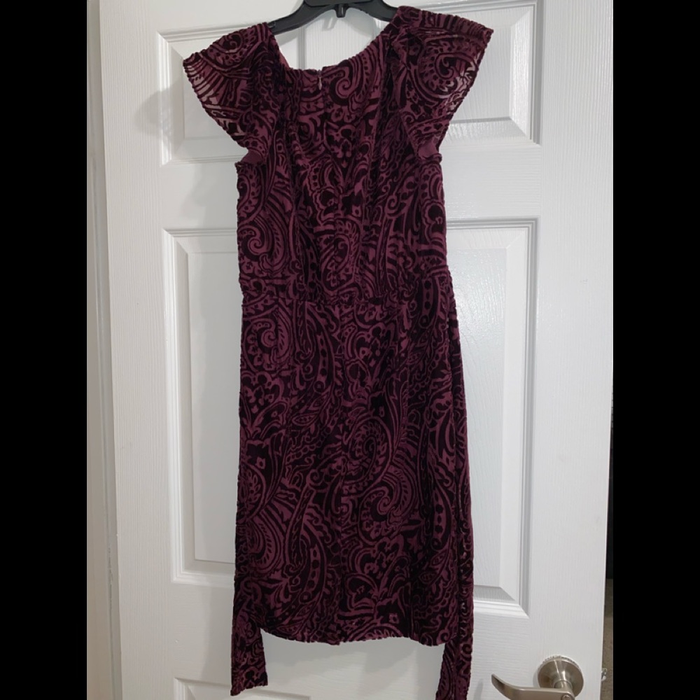 Chequer purple dress size 8 ( ❗️Free with another purchase ❗️)